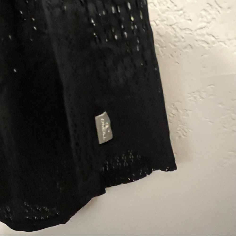 O'Neill Black Mesh Swimsuit Coverup Dress - Picture 4 of 6